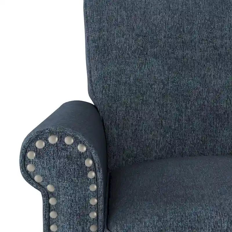 Fauteuil à accoudoirs roulés Herve Copper Grove