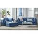 Ensemble de canapé 3 places et fauteuil câlin en tissu Enda Pillow Back de Roundhill Furniture