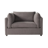 Ensemble de canapé 3 places et fauteuil câlin en tissu Enda Pillow Back de Roundhill Furniture