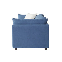 Ensemble de canapé 3 places et fauteuil câlin en tissu Enda Pillow Back de Roundhill Furniture