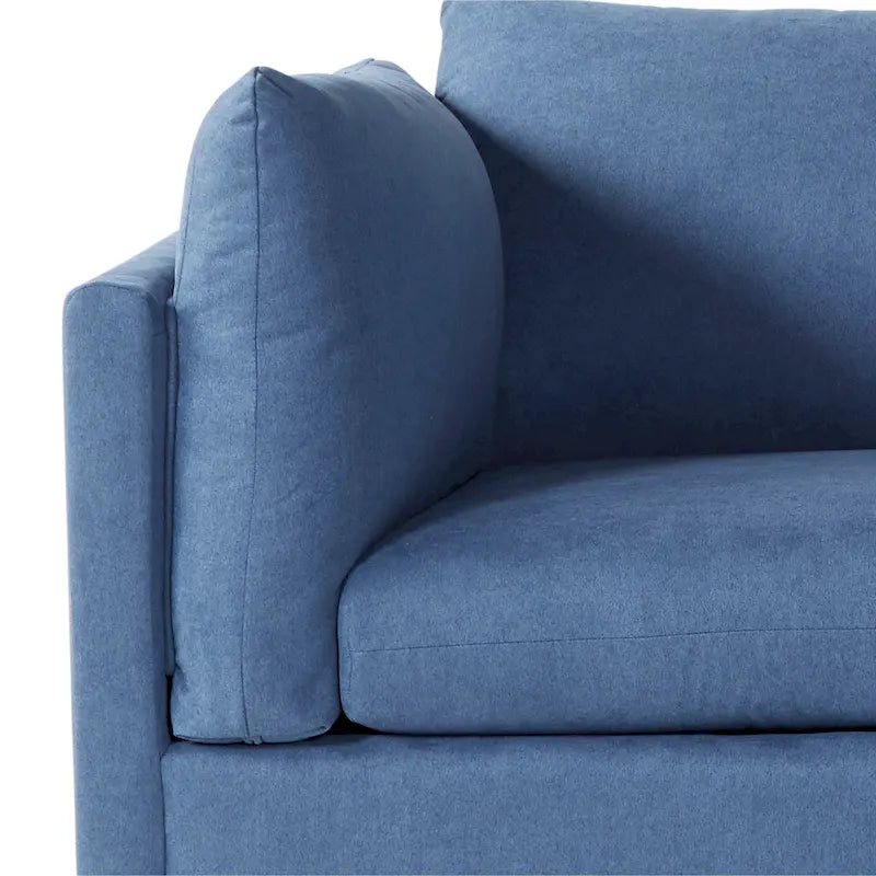 Ensemble de canapé 3 places et fauteuil câlin en tissu Enda Pillow Back de Roundhill Furniture