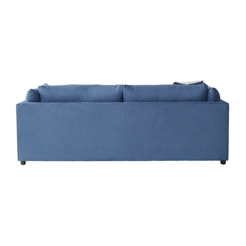 Ensemble de canapé 3 places et fauteuil câlin en tissu Enda Pillow Back de Roundhill Furniture