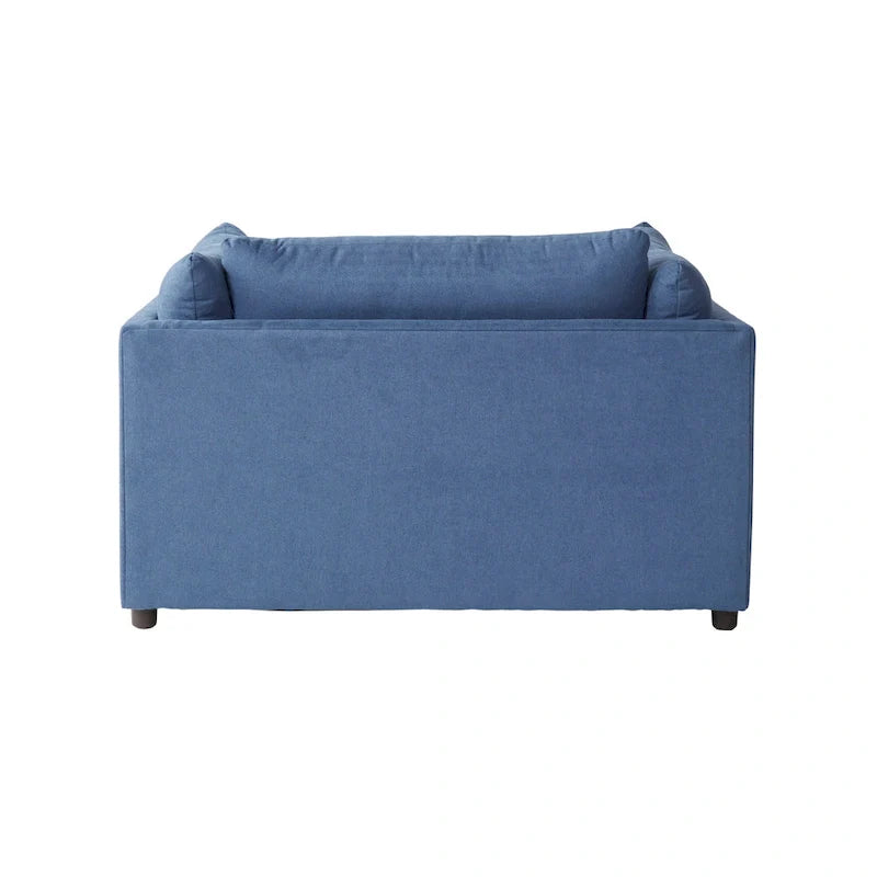Ensemble de canapé 3 places et fauteuil câlin en tissu Enda Pillow Back de Roundhill Furniture
