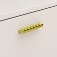 Meuble buffet avec 3 tiroirs et 2 portes, expresso/blanc