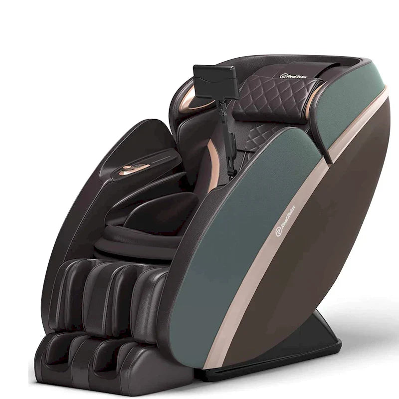 Ukuowu PS6500 Fauteuil de massage 4D avec AI Care, commande vocale, charge sans fil et très longue piste SL