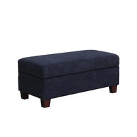 Canapé Sectionnel en Tissu Diego 103.5 pouces avec Méridienne Droite, Pouf de Rangement et 2 Coussins Décoratifs