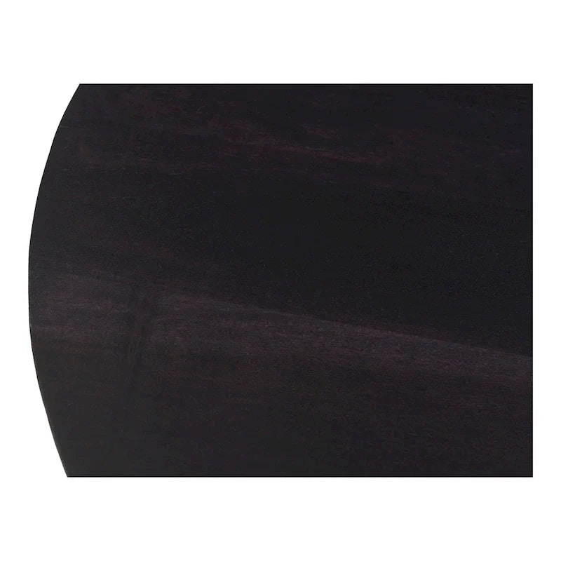 Table basse ronde moderne en bois d'acacia massif Aurelle Home
