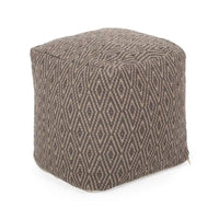 Poufs en coton faits à la main Boven par Christopher Knight Home