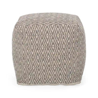 Poufs en coton faits à la main Boven par Christopher Knight Home