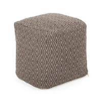 Poufs en coton faits à la main Boven par Christopher Knight Home