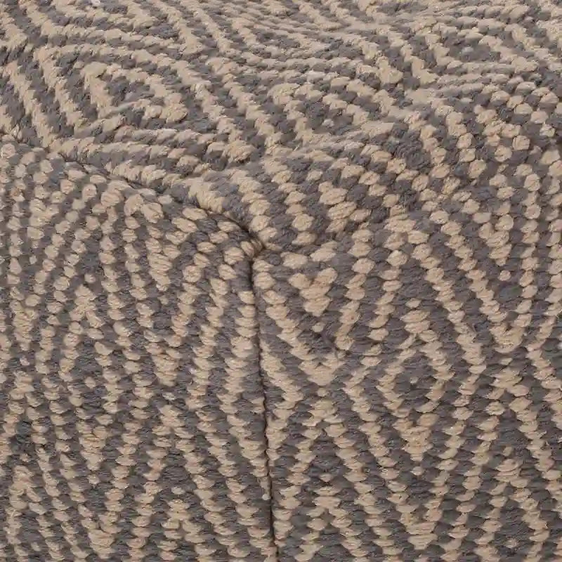 Poufs en coton faits à la main Boven par Christopher Knight Home