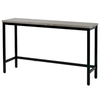Ensemble de table à manger extra-longue avec 3 tabourets pub