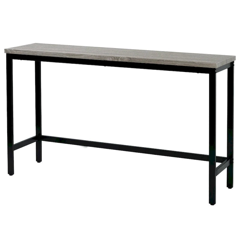 Ensemble de table à manger extra-longue avec 3 tabourets pub
