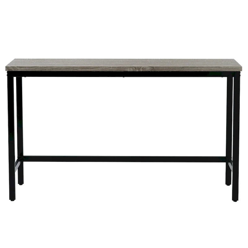 Ensemble de table à manger extra-longue avec 3 tabourets pub