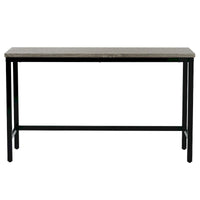 Ensemble de table à manger extra-longue avec 3 tabourets pub
