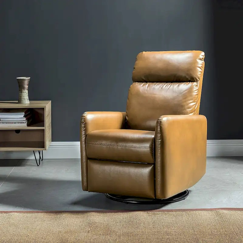 Lyle Fauteuil inclinable pivotant manuel avec base métallique