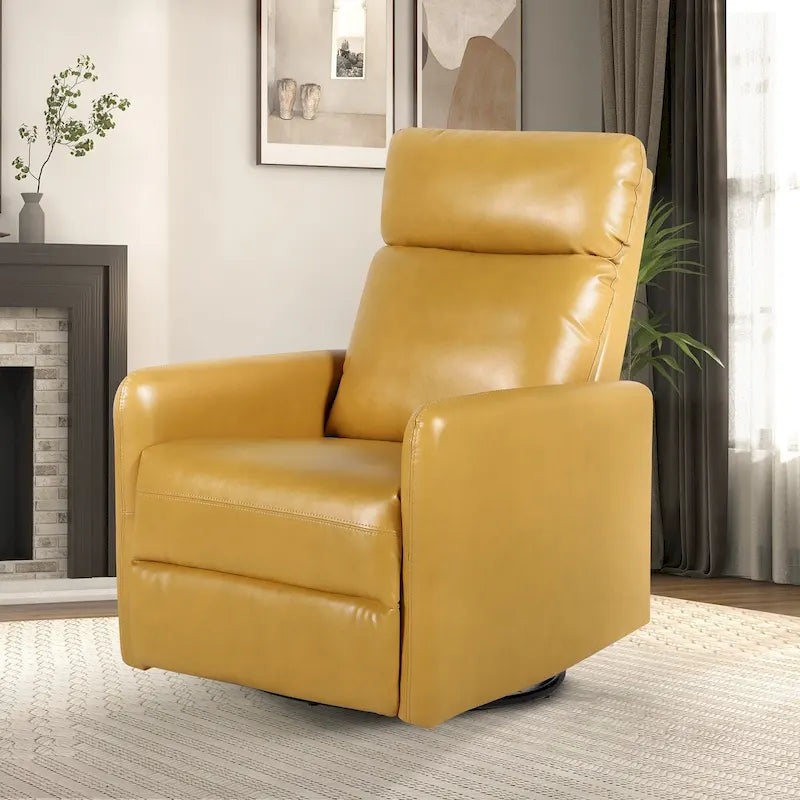 Lyle Fauteuil inclinable pivotant manuel avec base métallique