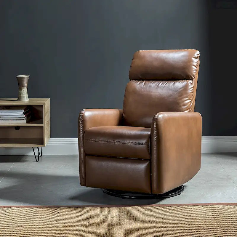Lyle Fauteuil inclinable pivotant manuel avec base métallique