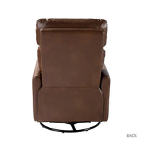 Lyle Fauteuil inclinable pivotant manuel avec base métallique