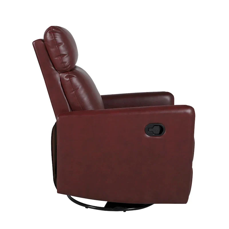 Lyle Fauteuil inclinable pivotant manuel avec base métallique