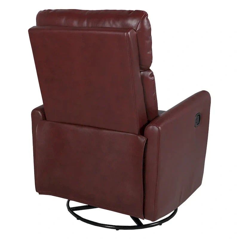 Lyle Fauteuil inclinable pivotant manuel avec base métallique