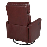 Lyle Fauteuil inclinable pivotant manuel avec base métallique