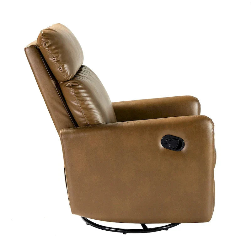 Lyle Fauteuil inclinable pivotant manuel avec base métallique