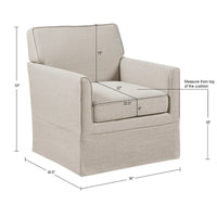 Fauteuil d'appoint déhoussable 510 Design Paula - 30 po L x 30,5 po P x 33 po H