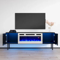 Meuble TV avec cheminée électrique WH-EF 63 Laser