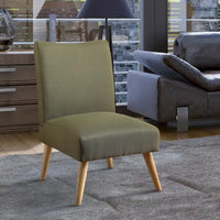 Fauteuil d'appoint rembourré en tissu Pind Mid-Century Modern par Furniture of America