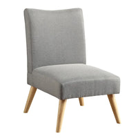 Fauteuil d'appoint rembourré en tissu Pind Mid-Century Modern par Furniture of America