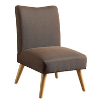 Fauteuil d'appoint rembourré en tissu Pind Mid-Century Modern par Furniture of America