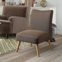 Fauteuil d'appoint rembourré en tissu Pind Mid-Century Modern par Furniture of America