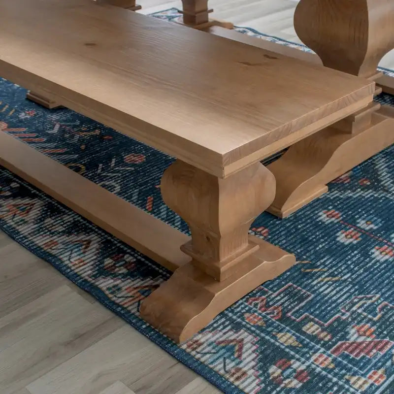 Banc de salle à manger Quinlan en bois massif