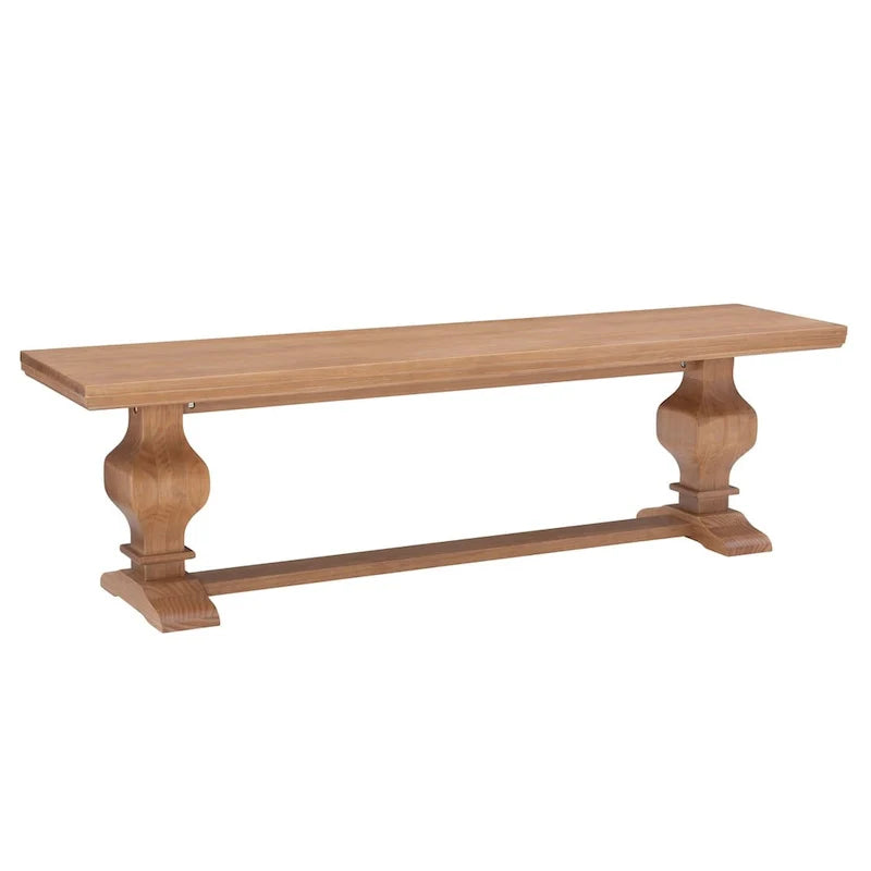 Banc de salle à manger Quinlan en bois massif