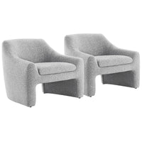 Fauteuil d'appoint surdimensionné Tracy Modern