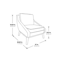 Fauteuil club du milieu du siècle