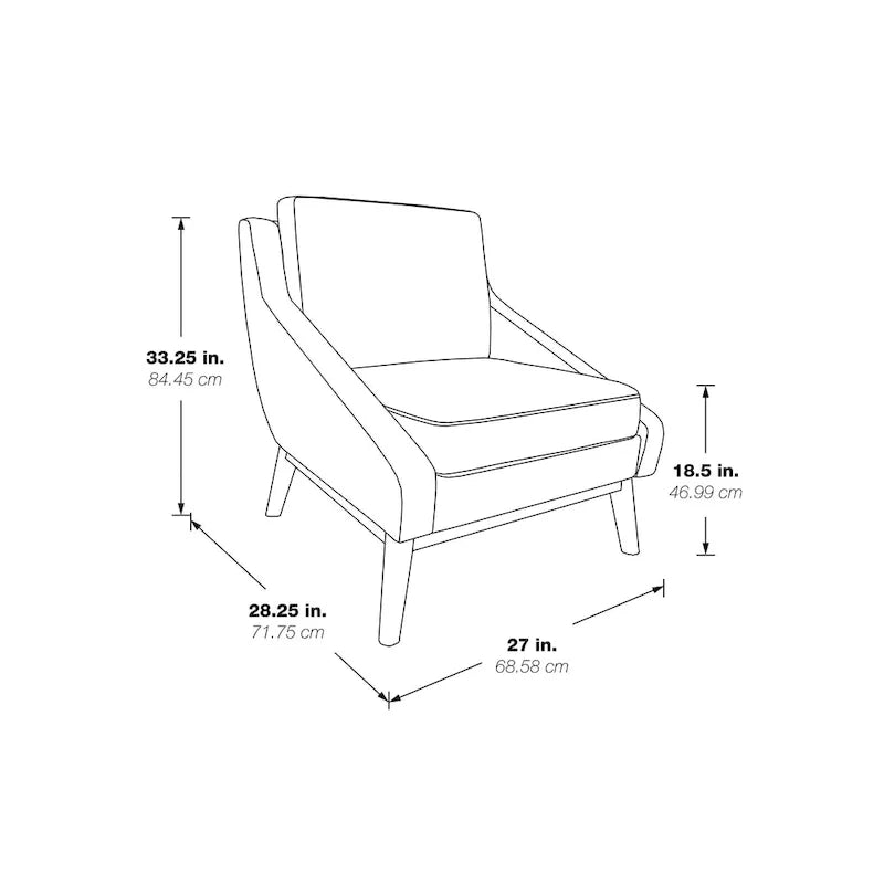 Fauteuil club du milieu du siècle