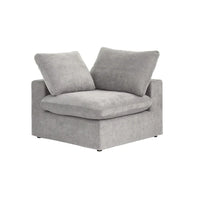 Canapé Sectionnel 3 Pièces Contemporain Moelleux Commix 120 pouces avec Coussins Garnis de Plumes