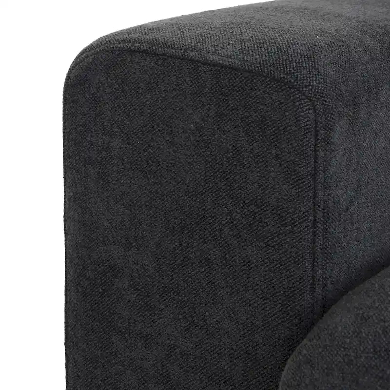 Canapé Sectionnel 3 Pièces Contemporain Moelleux Commix 120 pouces avec Coussins Garnis de Plumes