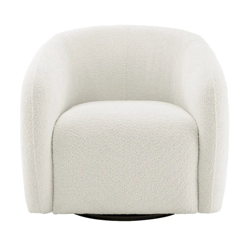 Kiptin - Fauteuil d'appoint tonneau pivotant à 360 degrés 31,7 pouces de large (lot de 2)