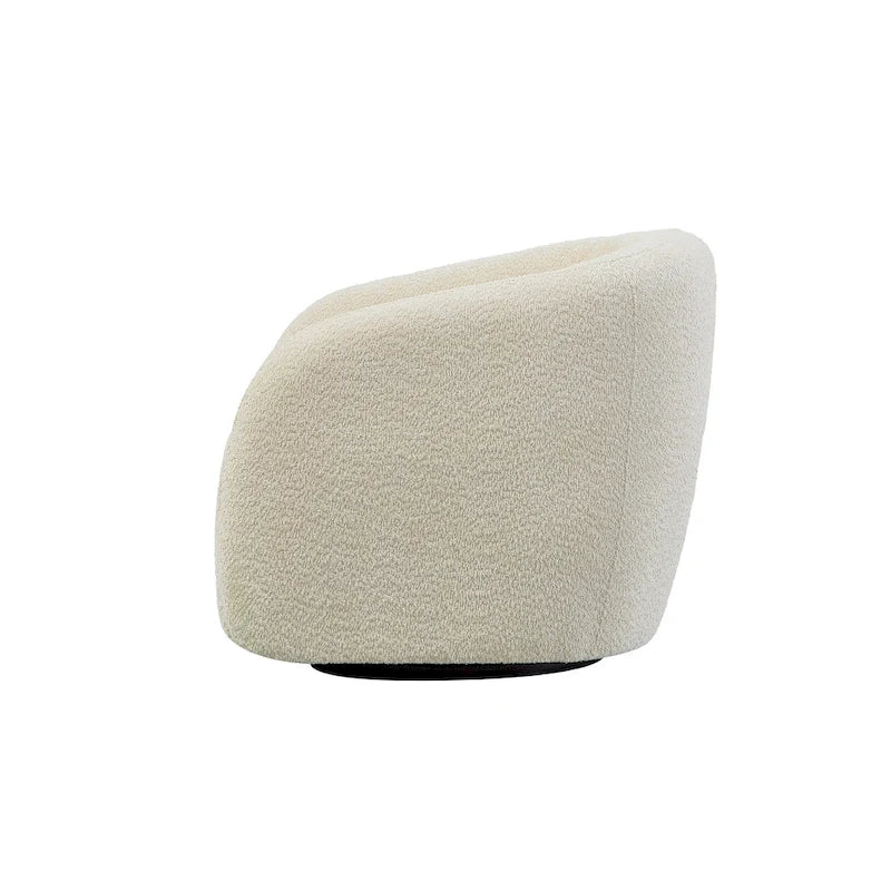 Kiptin - Fauteuil d'appoint tonneau pivotant à 360 degrés 31,7 pouces de large (lot de 2)