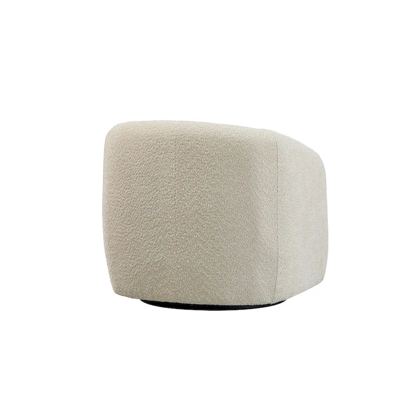 Kiptin - Fauteuil d'appoint tonneau pivotant à 360 degrés 31,7 pouces de large (lot de 2)