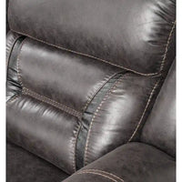 Fauteuil inclinable manuel Elkton de Roundhill Furniture, Châtaigne foncée