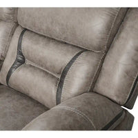 Fauteuil inclinable manuel Elkton de Roundhill Furniture, Châtaigne foncée