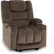 Fauteuil Inclinable Électrique MCombo avec Chaleur et Massage, Tissu 6079/PR670