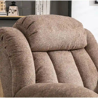 Fauteuil Inclinable à Bascule Surdimensionné Manuel Pivotant 360° pour Salon