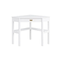 Bureau d'écriture d'angle classique Poppy avec rangement