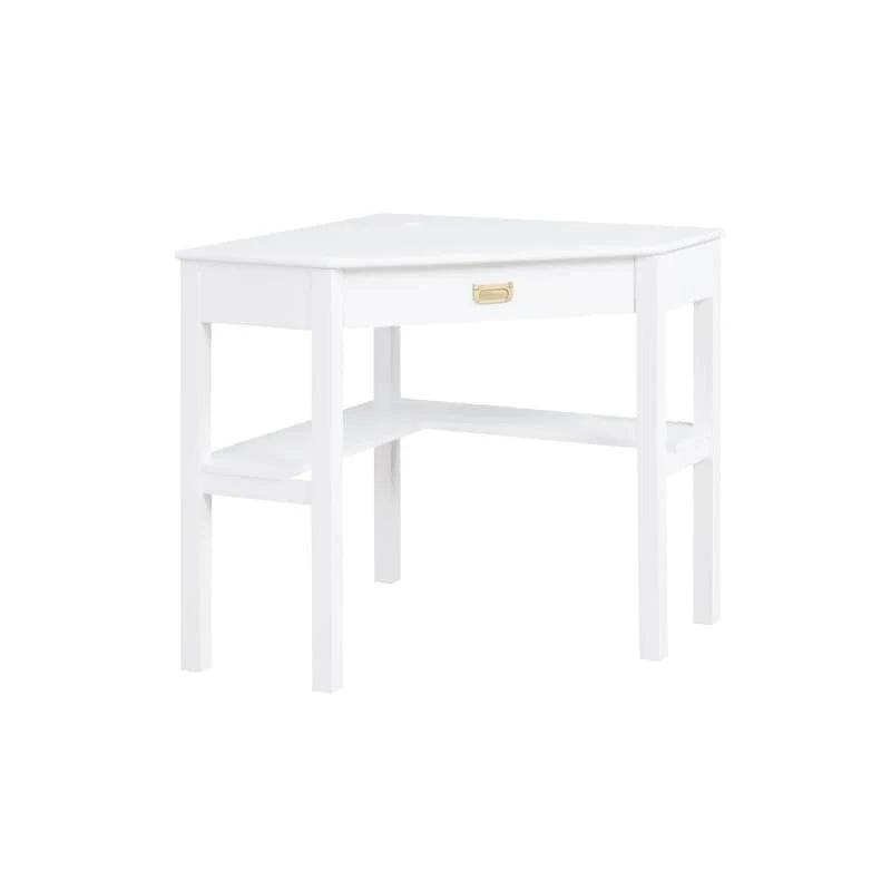 Bureau d'écriture d'angle classique Poppy avec rangement