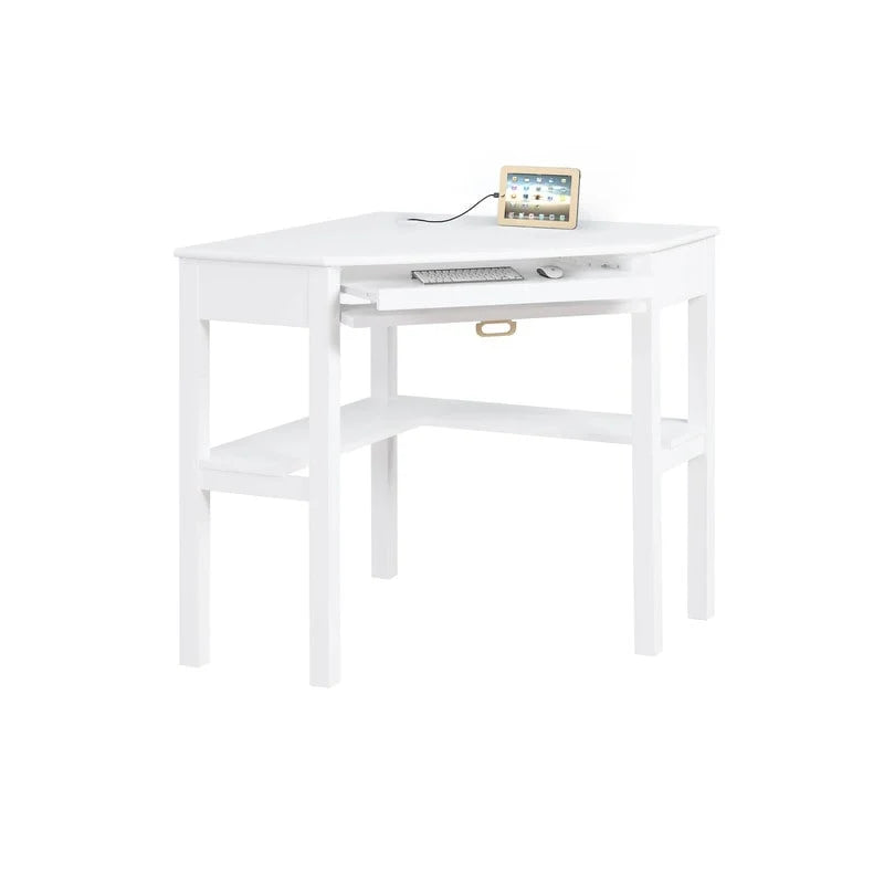 Bureau d'écriture d'angle classique Poppy avec rangement